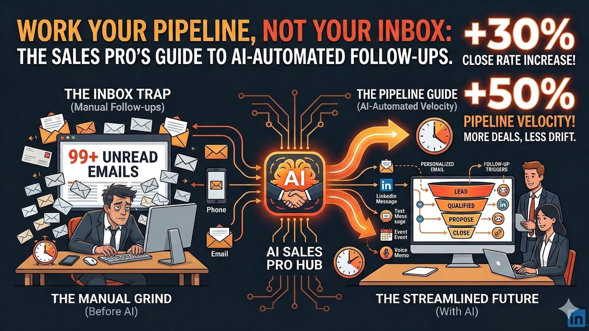 Work Your Pipeline, Not Your Inbox: The Sales Pro’s Guide to AI-Automated Follow-Ups