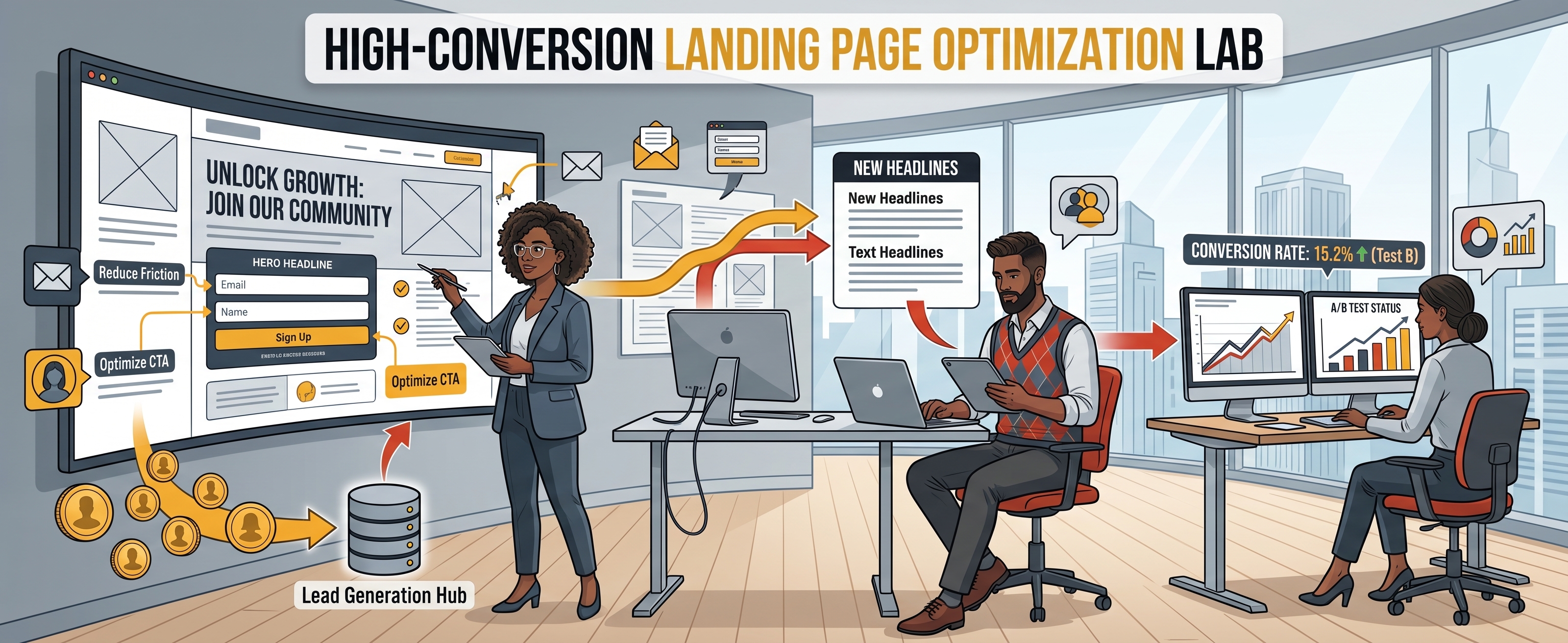 High-Converting Landing Pages in 2026: The Dual-Reader Rule